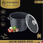 Edenberg, garnek granitowy 10l, 28 cm