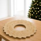 Eh Excellent Houseware, Bellune, bambusowa taca do serowania przekąsek, wianek świąteczny, 30 cm