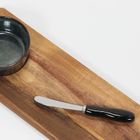 eh Excellent Houseware, deska do serwowania przekąsek, z miseczką i nożykiem