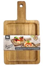 Eh Excellent Houseware, deska do serwowania z drewna akacji, 2 szt.