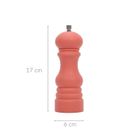 EH Excellent Houseware, młynek do pieprzu z tworzywa sztucznego, koralowy, 6-17,5 cm