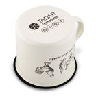 Emaliowany kubek, 9 cm, 500 ml, o kurczaki