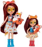 Enchantimals, Felicity i Feana Fox, zestaw z 2 lalkami i zwierzątkami