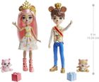 Enchantimals, Royal Braylee & Bannon, zestaw 2 figurek z akcesoriami