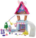 Enchantimals, Zimowa chatka, zestaw do zabawy z lalką, figurką i akcesoriami