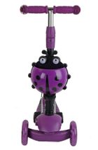 Enero, Biedronka, hulajnoga 3-kołowa, balansowa, 3w1, fioletowa