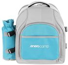 Enero Camp, plecak piknikowy, termiczny, błękitno-szary, 25 l