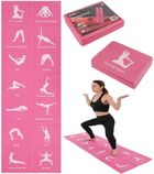 Enero, Fit, mata do jogi, różowa, 170-60-0.5 cm