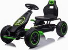 Enero Toys, gokart na pedały, czarno zielony