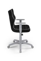 Entelo, Duo, krzesło biurowe z podłokietnikami, wzrost 159-188 cm, czarne