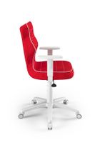 Entelo, Duo, krzesło biurowe z podłokietnikami, wzrost 159-188 cm, czerwone