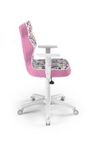 Entelo, Duo, krzesło biurowe z podłokietnikami, wzrost 159-188 cm, motylki