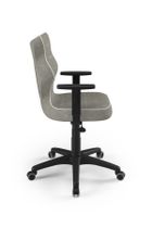 Entelo, Duo, krzesło biurowe z podłokietnikami, wzrost 159-188 cm, szare
