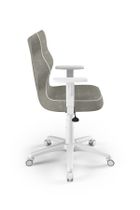 Entelo, Duo, krzesło biurowe z podłokietnikami, wzrost 159-188 cm, szare