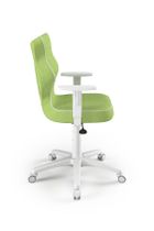 Entelo, Duo, krzesło biurowe z podłokietnikami, wzrost 159-188 cm, zielone