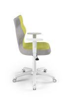 Entelo, Duo, krzesło biurowe z podłokietnikami, wzrost 159-188 cm, zielone