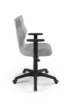 Entelo, Duo, krzesło biurowe z podłokietnikami, wzrost 159-188, szare