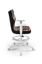 Entelo, Duo, krzesło biurowe z podnóżkiem i podłokietnikami, wzrost 159-188 cm, zwierzaki