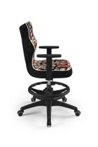 Entelo, Duo, krzesło biurowe z podnóżkiem i podłokietnikami, wzrost 159-188 cm, zwierzaki