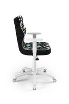 Entelo, Duo, krzesło młodzieżowe z podłokietnikami, wzrost 146-176,5 cm, dinozaury