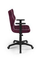 Entelo, Duo, krzesło młodzieżowe z podłokietnikami, wzrost 146-176,5 cm, fioletowe