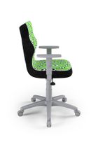 Entelo, Duo, krzesło młodzieżowe z podłokietnikami, wzrost 146-176,5 cm, piłki