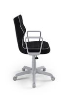Entelo, Norm, krzesło biurowe z podłokietnikami, wzrost 159-188 cm, czarne