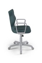 Entelo, Norm, krzesło biurowe z podłokietnikami, wzrost 159-188 cm, niebieskie
