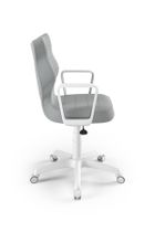 Entelo, Norm, krzesło biurowe z podłokietnikami, wzrost 159-188 cm, szare