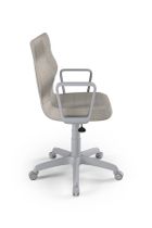 Entelo, Norm, krzesło biurowe z podłokietnikami, wzrost 159-188 cm, szare