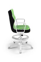 Entelo, Norm, krzesło biurowe z podnóżkiem i podłokietnikami, wzrost 159-188 cm, piłki