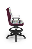 Entelo, Norm, krzesło biurowe z podnóżkiem i podłokietnikami, wzrost 159-188 cm, sowy