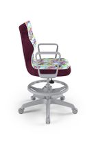 Entelo, Norm, krzesło biurowe z podnóżkiem i podłokietnikami, wzrost 159-188 cm, sowy