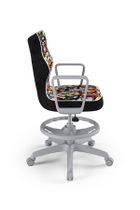 Entelo, Norm, krzesło biurowe z podnóżkiem i podłokietnikami, wzrost 159-188 cm, zwierzaki