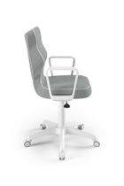 Entelo, Norm, krzesło młodzieżowe z podłokietnikami, wzrost 146-176,5 cm, szare