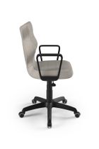 Entelo, Norm, krzesło młodzieżowe z podłokietnikami, wzrost 146-176,5 cm, szare