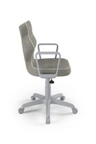 Entelo, Norm, krzesło młodzieżowe z podłokietnikami, wzrost 146-176,5 cm, szare
