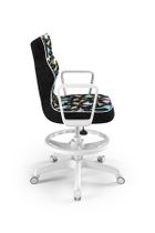 Entelo, Norm, krzesło młodzieżowe z podnóżkiem i podłokietnikami, wzrost 146-176,5 cm, dinozaury