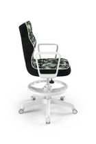 Entelo, Norm, krzesło młodzieżowe z podnóżkiem i podłokietnikami, wzrost 146-176,5 cm, moro