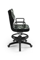 Entelo, Norm, krzesło młodzieżowe z podnóżkiem i podłokietnikami, wzrost 146-176,5 cm, moro