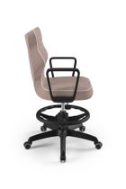 Entelo, Norm, krzesło młodzieżowe z podnóżkiem i podłokietnikami, wzrost 146-176,5 cm, różowe