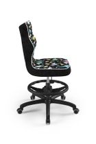 Entelo, Petit, krzesło biurowe z podnóżkiem, wzrost 159-188 cm, dinozaury