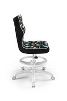 Entelo, Petit, krzesło biurowe z podnóżkiem, wzrost 159-188 cm, dinozaury