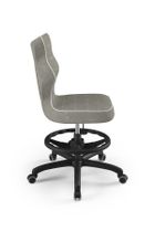 Entelo, Petit, krzesło biurowe z podnóżkiem, wzrost 159-188 cm, szare
