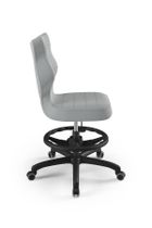 Entelo, Petit, krzesło biurowe z podnóżkiem, wzrost 159-188 cm, szare
