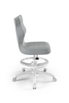 Entelo, Petit, krzesło biurowe z podnóżkiem, wzrost 159-188 cm, szare