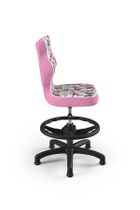 Entelo, Petit, krzesło dziecięce z podnóżkiem, wzrost 119-142 cm, motylki