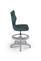 Entelo, Petit, krzesło dziecięce z podnóżkiem, wzrost 119-142 cm, niebieskie