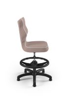 Entelo, Petit, krzesło dziecięce z podnóżkiem, wzrost 119-142 cm, różowe