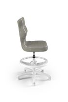 Entelo, Petit, krzesło dziecięce z podnóżkiem, wzrost 133-159 cm, szare
